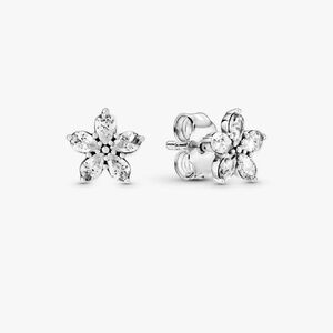 Pandora Sparkling Snowflake Earrings